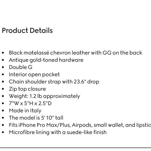 Gucci GG marmont mini camera bag Quilted Leather Crossbody Bag - Picture 12 of 12